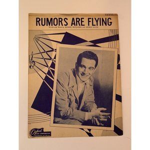 Vintage 1946 Oxford "Rumors Are Flying" Bennie Benjamin George Weiss Sheet Music